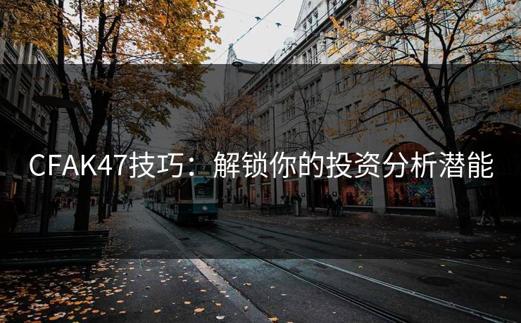 CFAK47技巧：解锁你的投资分析潜能  第1张